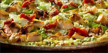 Roasted Garlic Chicken Pizza