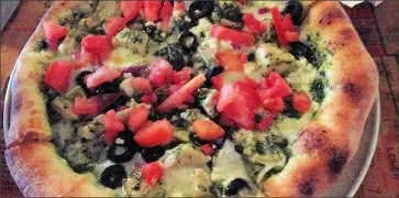 Pesto Chicken Pizza
